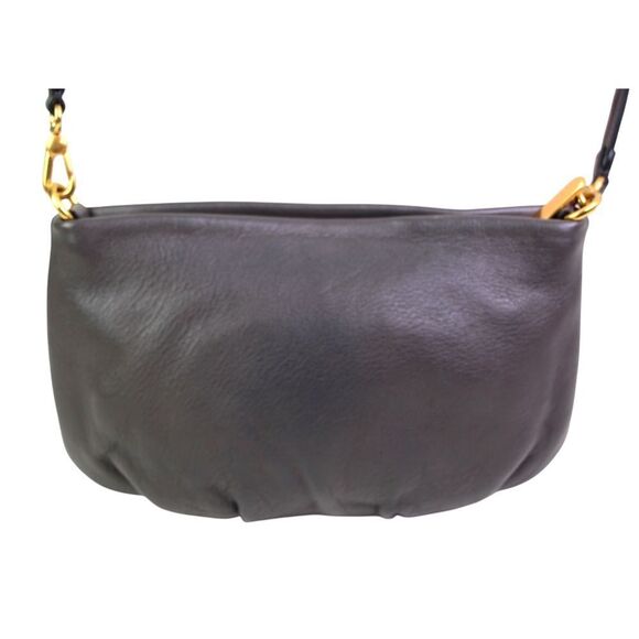 Marc by Marc Jacobs TAUPE BROWN REAL LEATHER X-BODY SHOULDER BAG CLUTCH PURSE - Picture 7 of 16